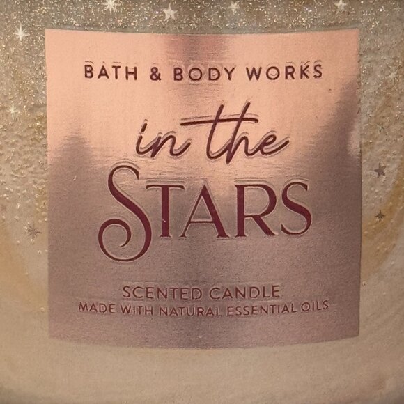BBW In The Stars Bath & Body Works 3 Wick Candle - Picture 3 of 10